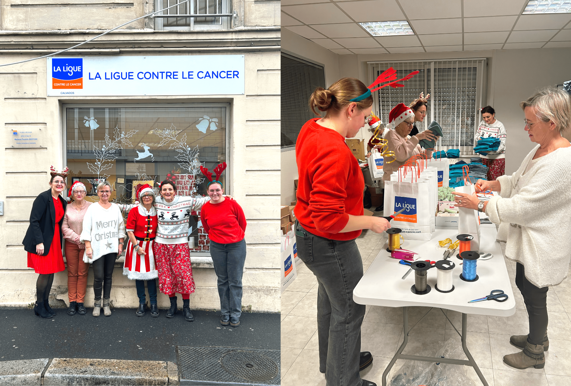 Paquets cadeaux noël