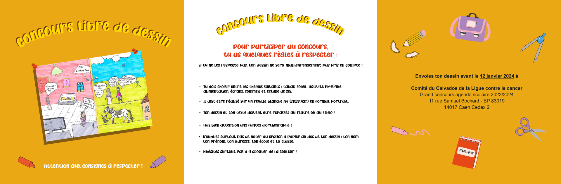 Règles concours de dessin