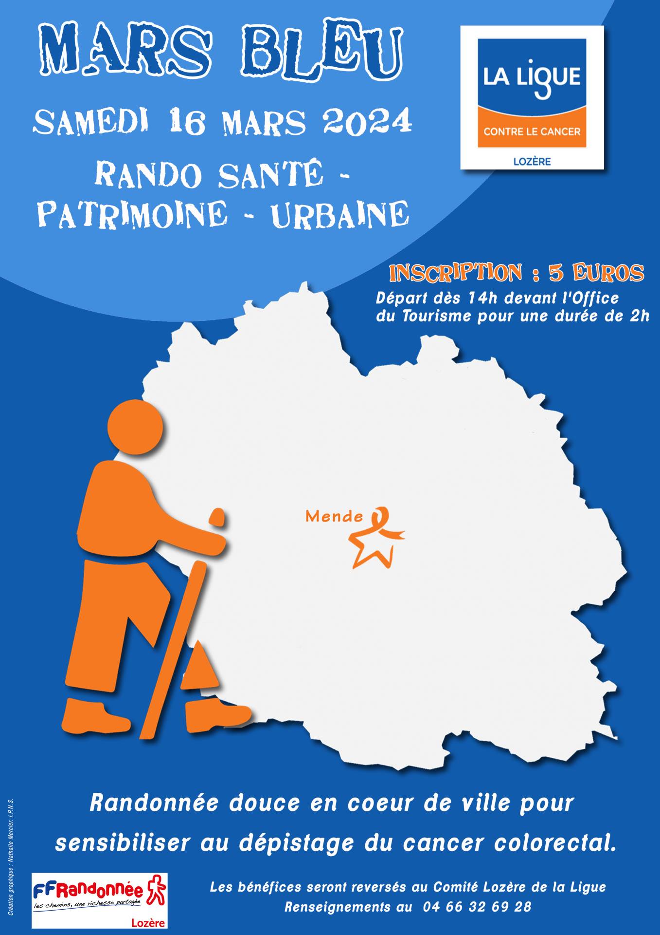 Mars bleu 2024 : Rando - Santé - Patrimoine - Urbaine