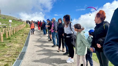 Image chaîne humaine