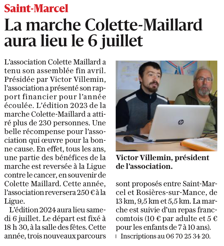 marche Colette Maillard