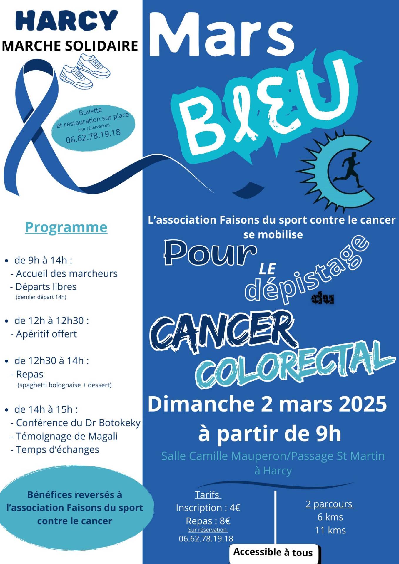 Mars bleu 2025 démarre à  HARCY