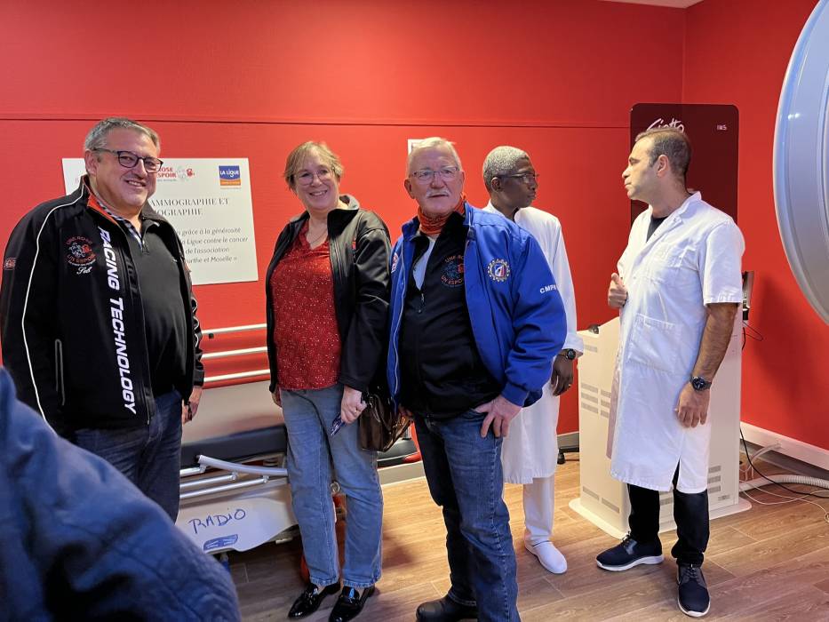 Inauguration de l'échographe offert au Centre Hospitalier de Briey