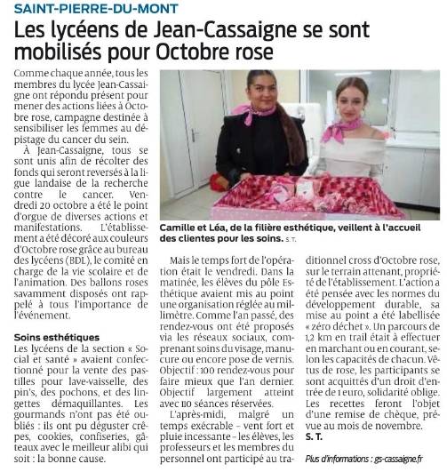 lyceens cassaigne