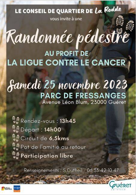 Affiche de la Randonnée du 25 novembre 2023