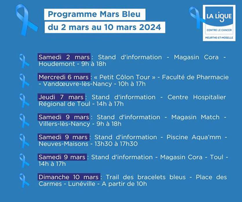 Programme Mars Bleu 2024