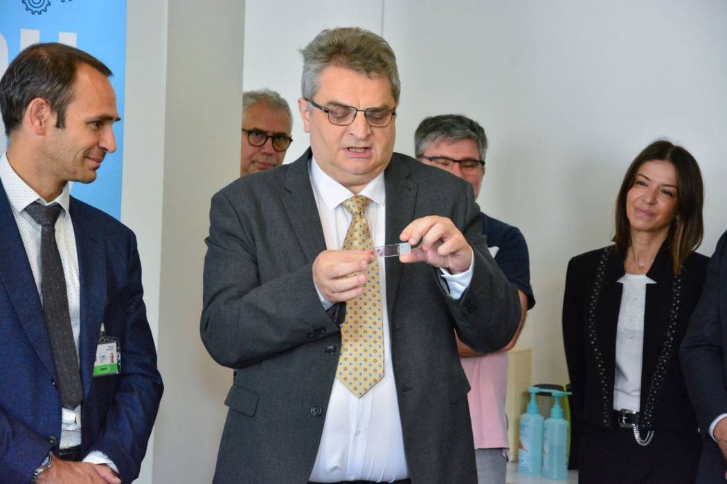 Inauguration du tout nouveau scanner de lames histologiques au CHRU de Nancy.