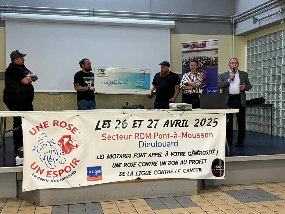 Remise de chèque 2025 | "Une Rose, Un Espoir" – Secteur Rupt-de-Mad & Pont-à-Mousson