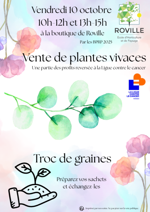 Vente de plantes vivaces à Roville
