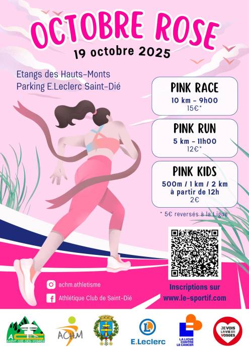 Marche Rose à Saint Dié 