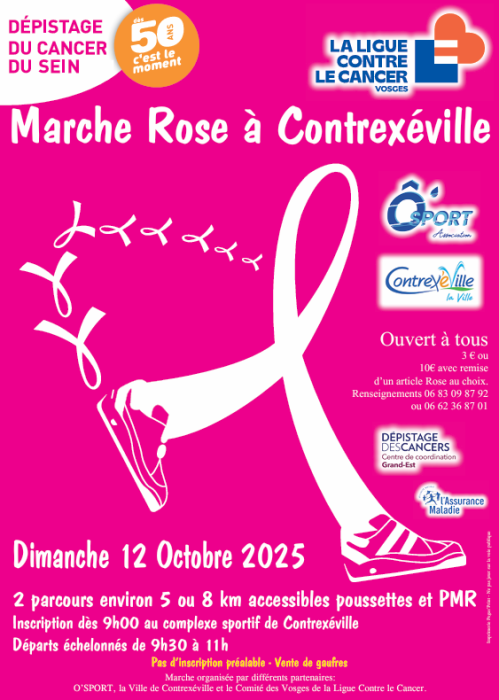 Marche Rose à Contrexéville