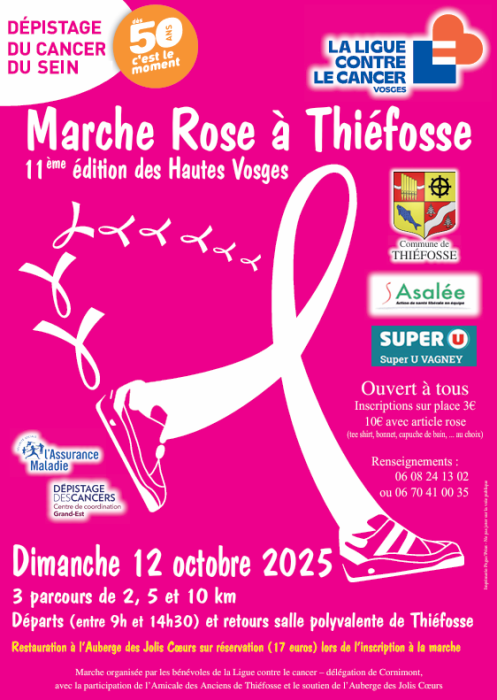 Marche Rose à Thiéfosse