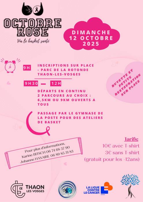 Marche Rose Thaon les Vosges