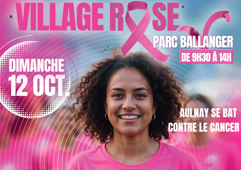 Affiche Village rose 2025