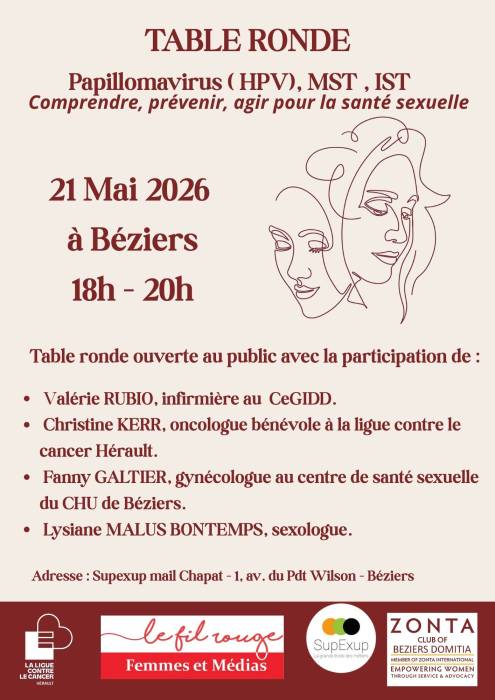 TABLE RONDE PAPILLOMOVIRUS