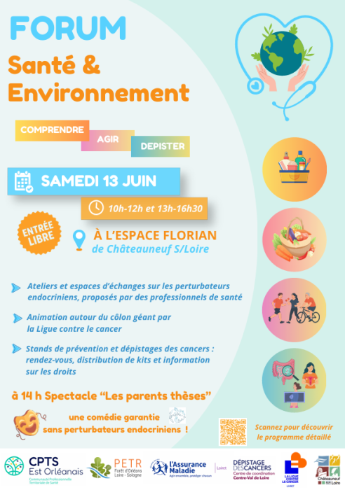 Affiche Forum santé environnement Châteauneuf 130626 