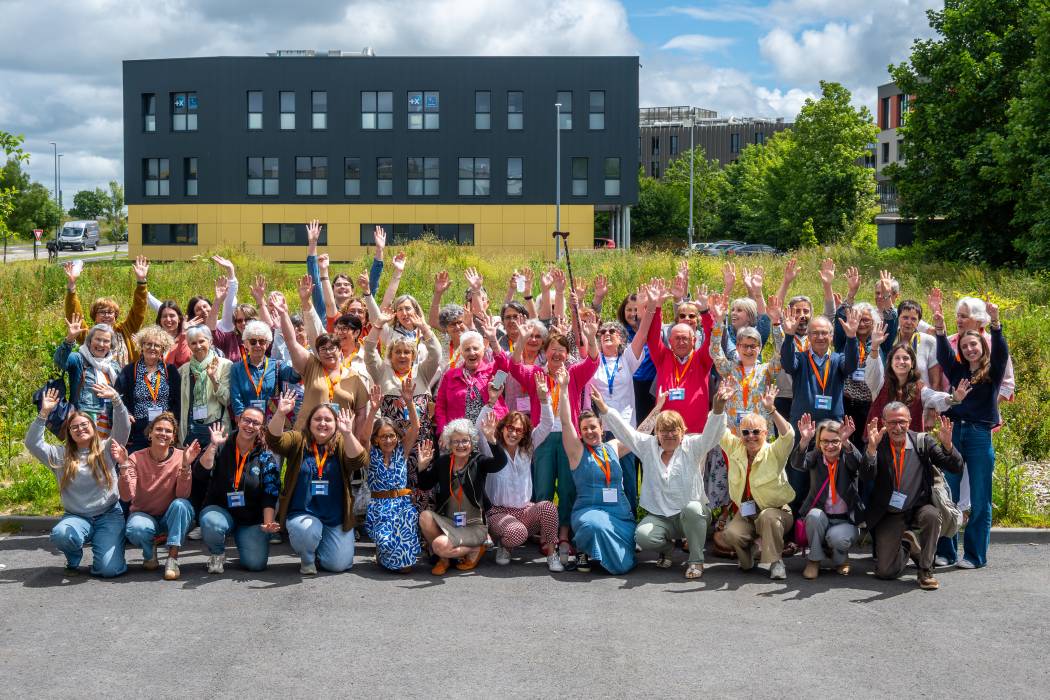 Photo des bénévoles et salariés du comité du Finistère
