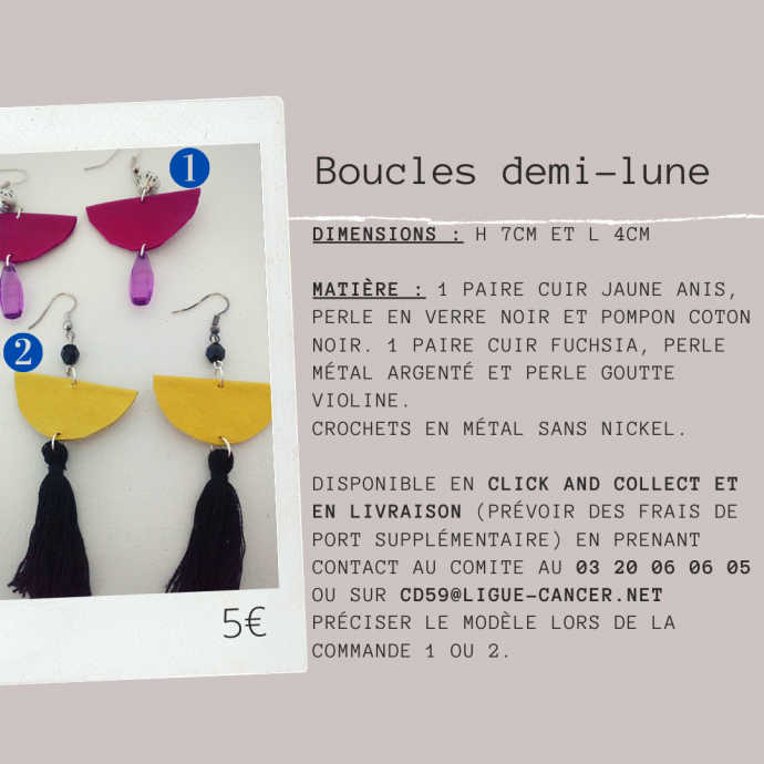 Boucles demi-lune