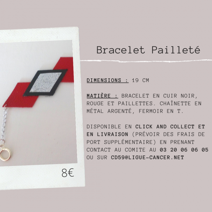 bracelet pailleté