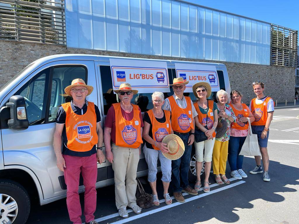 L'équipe du Lig'Bus au E.Leclerc de Coutances