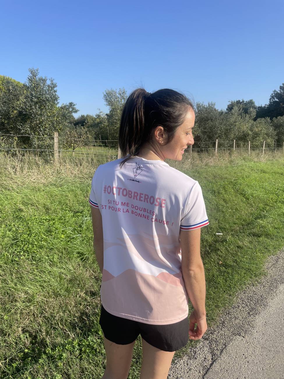 T-shirt crée à l'Occasion d'Octobre Rose
