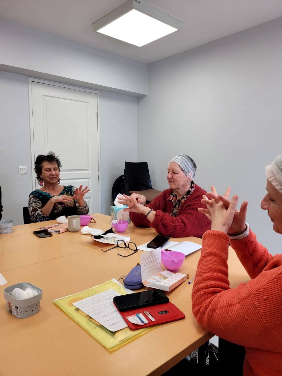 Participantes atelier esthétique