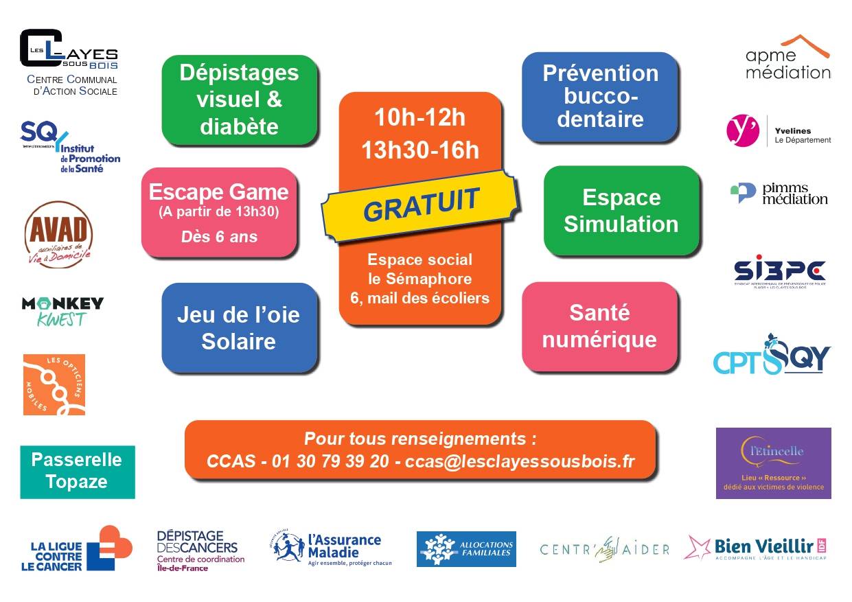 Programme evenement clayes sous bois