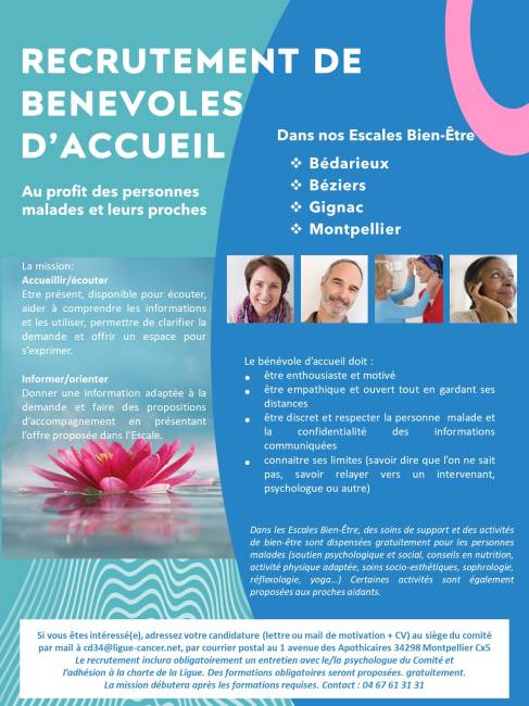 appel bénévoles