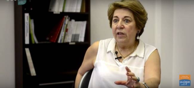 Corinne Lepage rencontre la Ligue contre le cancer