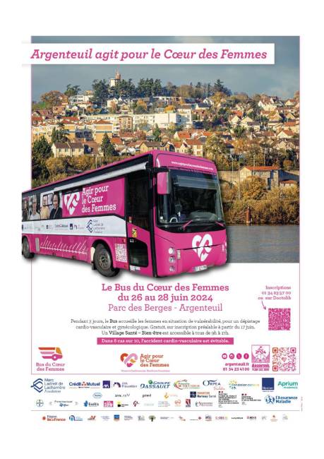Le bus du coeur des femmes est présent à Argenteuil